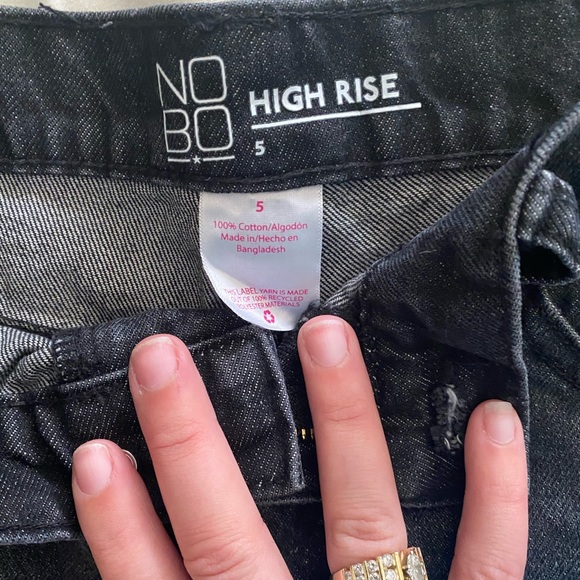 High rise jean shorts - Picture 2 of 2